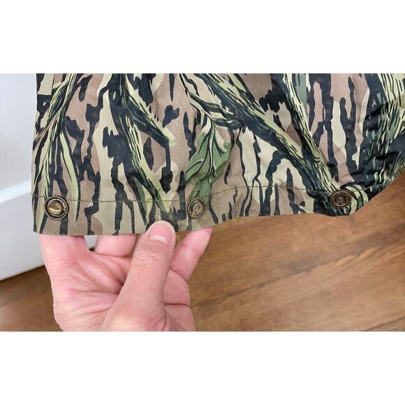 Columbia Men's XL PVC Nylon Brown Mossy Oak Waterproof Hunting Rain Pants - Picture 6 of 10